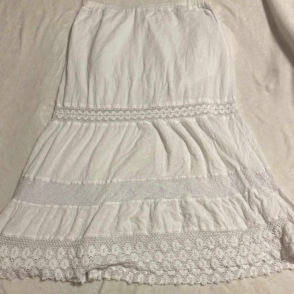 White Lace Skirt